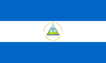 45 nicaragua flag